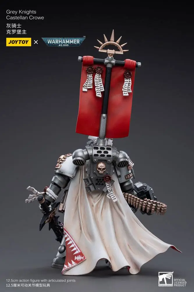 Warhammer 40k Action Figure 1/18 Grey Knights Castellan Crowe 12 cm